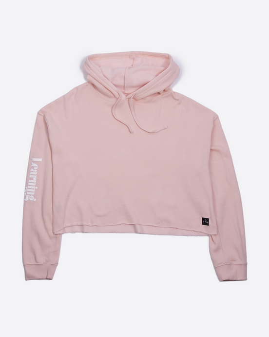 Pink Crop Hoodie